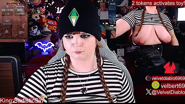 VelvetDiablo Chat XXX in diretta
