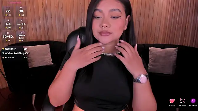 Chat +18 de GabriellaLee ao vivo