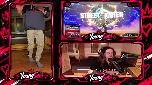 YoungSebi webkamerás műsora