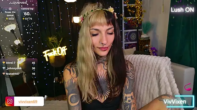 Živý XXX chat VivVixen