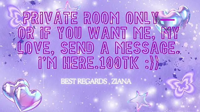 ZIANA43 লাইভ XXX চ্যাট