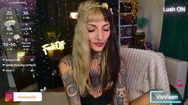 VivVixen Adlı Modelin Canlı XXX Sohbeti