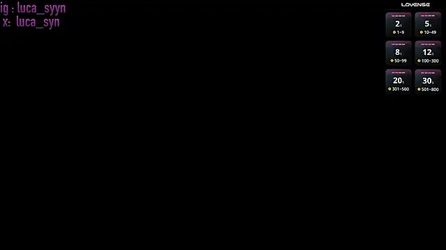 luca_syn 现场XXX聊天