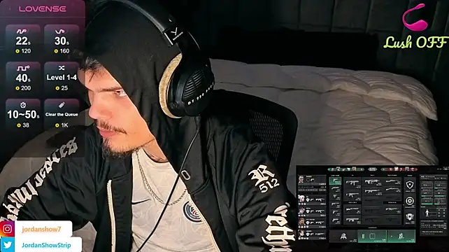Chat +18 de JordanShow ao vivo