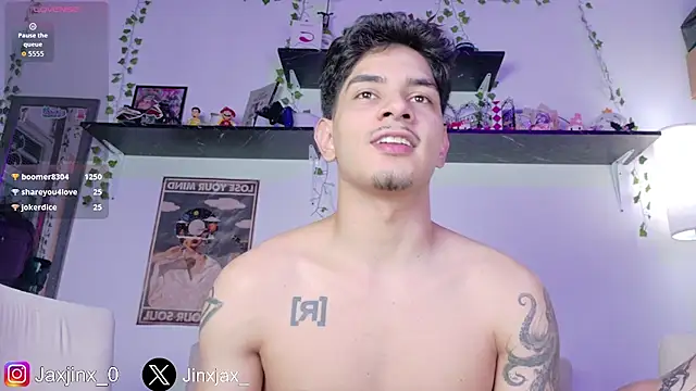 Chat XXX en directo de JaxJinx