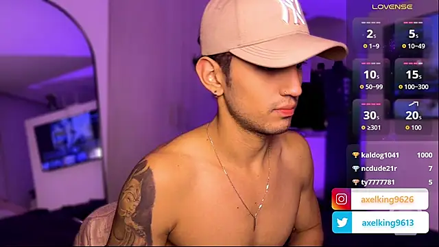 AxelKing1326 élő XXX-chatje