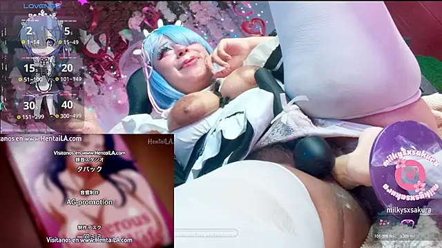 XXX chat uživo modela MilkyXSakura