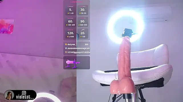 צ'אט XXX בשידור חי של VioletWinters