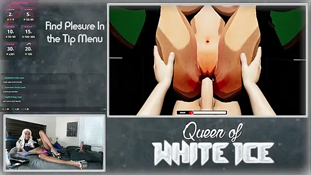 Sembang XXX Secara Langsung QueenofWhiteIce