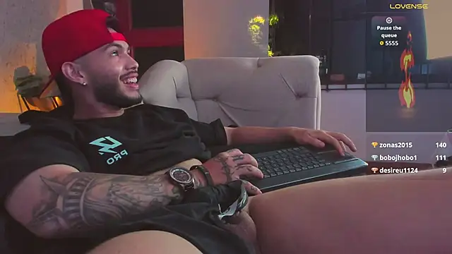 Vincentblack élő XXX-chatje