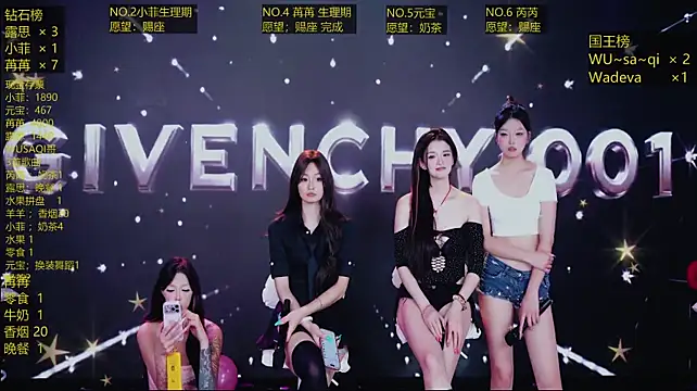 הופעת וובקאם של GIVENCHY-001