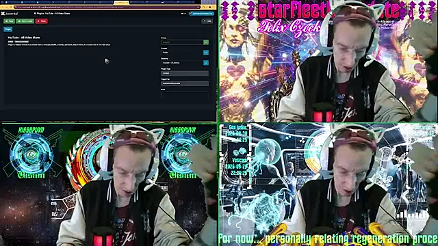 הופעת וובקאם של solodethlordsubveganFAQ
