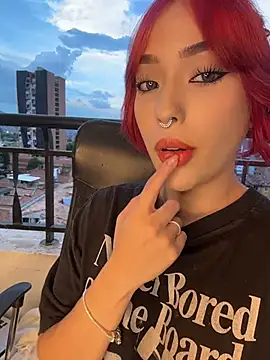 Angel_Noir_ - PUSSY PLAY IN THE BALCONY