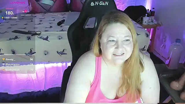 Chat +18 de KurvyKandie ao vivo