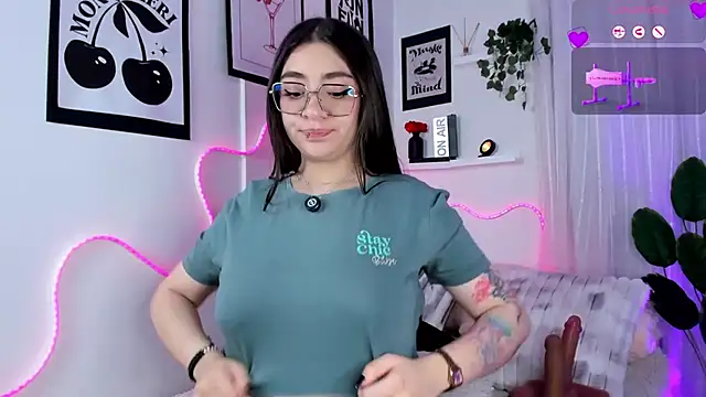 Samii_Evans - ahegao + play boobs