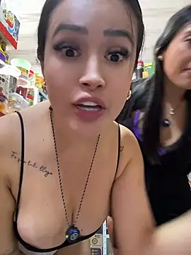 Sara_fun - Two girls nude in store