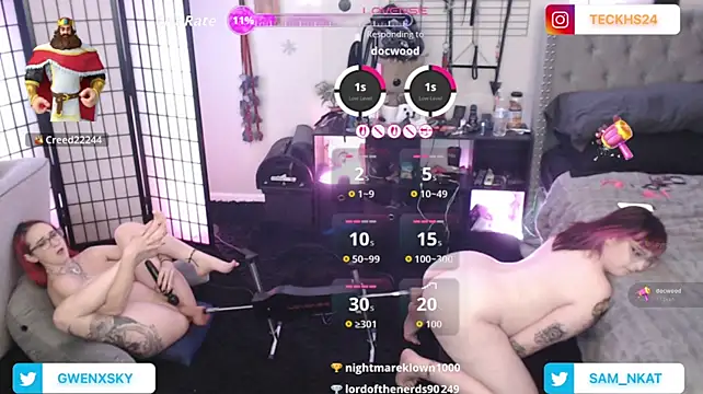 SamAndKat - CUM SHOW