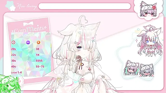 Chat +18 de Fatis-Rin-Meow ao vivo