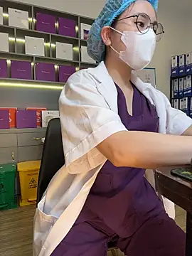 Secretly_masturbating - Female doctor masturbating in the clinic