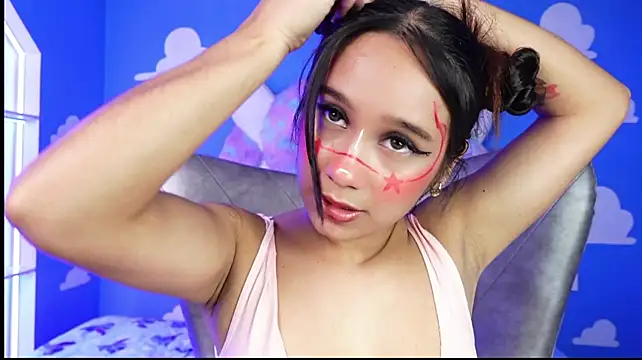 Foxy_samy - destroyed make up with sloppy saliva