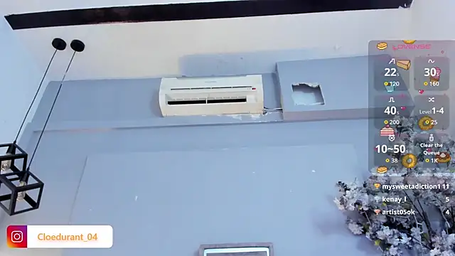 צ'אט XXX בשידור חי של Cloedurant