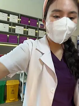 Secretly_masturbating - Female nurse masturbating in the clinic