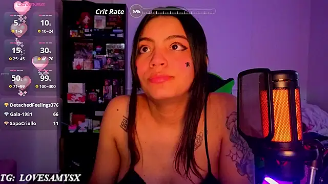 Chat +18 de Lovelyamyy ao vivo