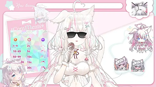 Fatis-Rin-Meow Adlı Modelin Canlı XXX Sohbeti