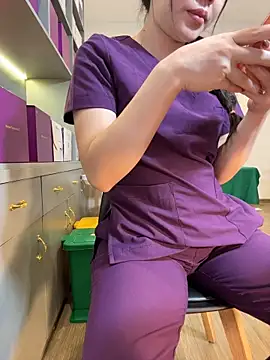 Secretly_masturbating - Female nurse masturbating in the clinic