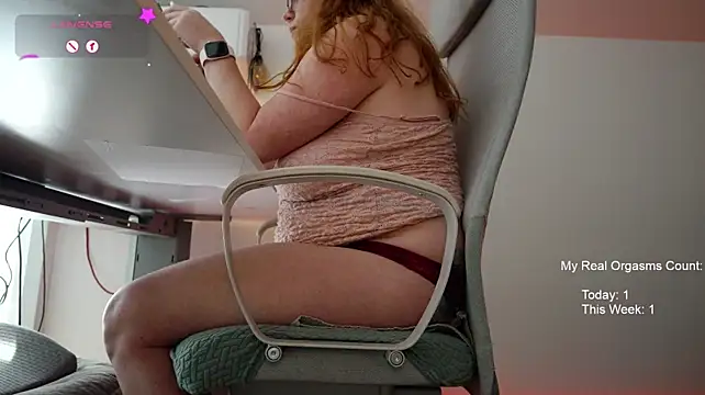 Show modela GingerAleMILF na web-kameri