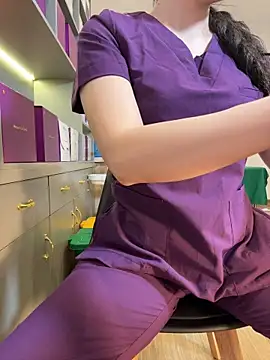 Secretly_masturbating - Female nurse masturbating in the clinic