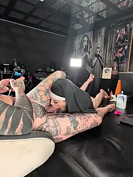 DarkDea - Double Sloppy Blowjob for 2 CumSlutty's