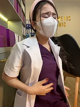 Secretly_masturbating - Female nurse masturbating in the clinic