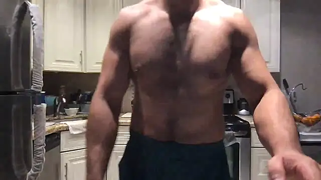 BigGuyMuscleのライブXXXチャット