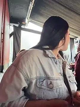 Sara_fun - Big cum in bus public shh risky