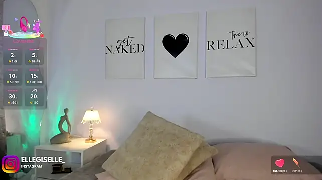 ElleGisellee Adlı Modelin Canlı XXX Sohbeti