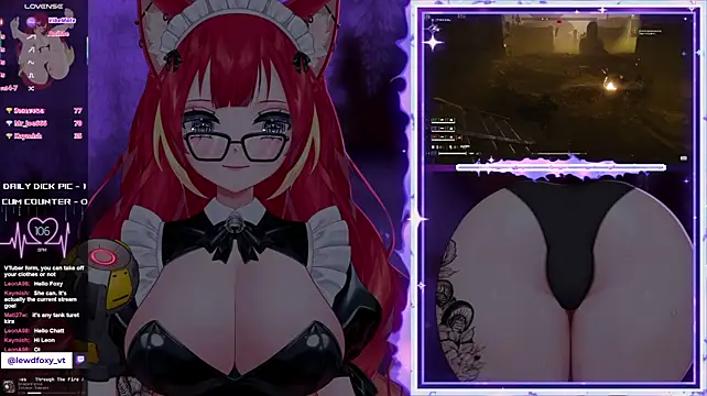 LewdFoxy_VT - Naked rest of the stream