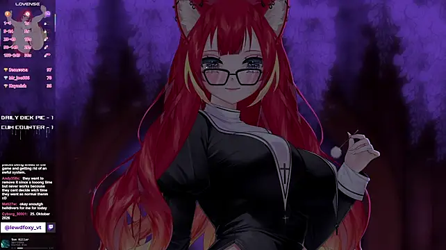 LewdFoxy_VT - Naked rest of the stream