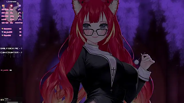 LewdFoxy_VT - Naked rest of the stream