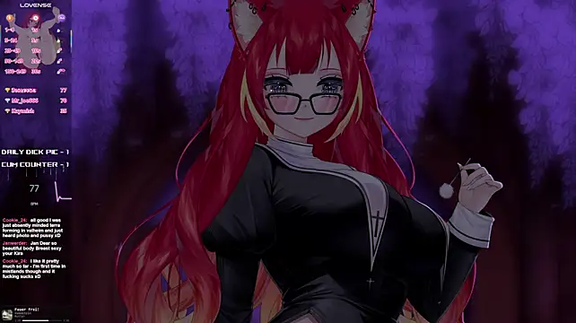 LewdFoxy_VT - Naked rest of the stream