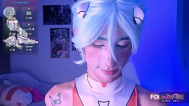 Show de Kitsuneplay_ na webcam