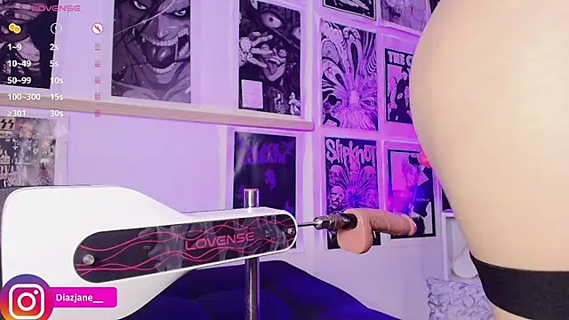 Janediazz - fuckmachine with blowjob+cum