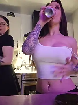 LilyOrion - Dildo fuck cum show (both babes)