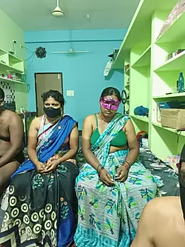 Gangbangsex09 - New aunty's liv public fuk show