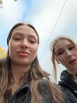 Coconut_milk - Little slap boobs each other in tram