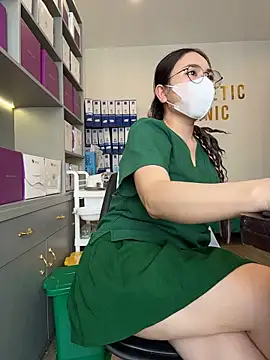 Secretly_masturbating - Female nurse masturbating in the clinic