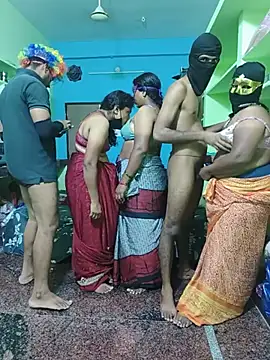 Gangbangsex09 - New aunty's liv public fuk show