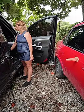 Hotandfierylatinos2023 - attach the dildo to the car and fuck and
