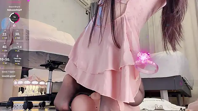 Milk_sugar - 透视睡裙真空诱惑