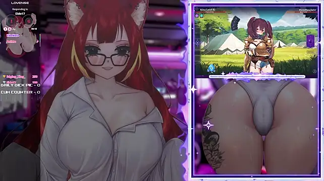 LewdFoxy_VT - Good evening Kira! Glasses + Tail